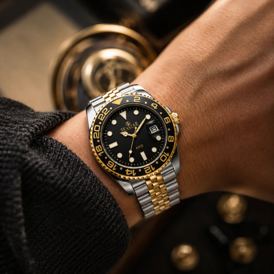 Seastar 5839M – Stainless Steel Men's Luxury Watch