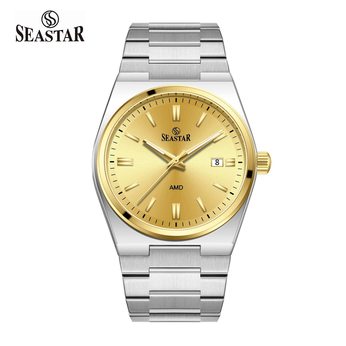 Seastar SS -2480M stainless steel Men's watch