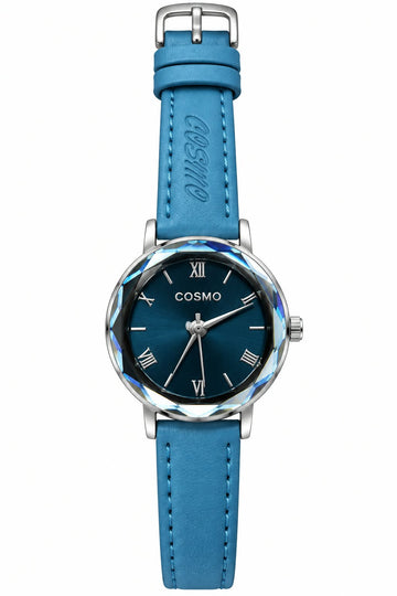 COSMO Women’s Leather Strap Watch – Elegant Fashion Wristwatch