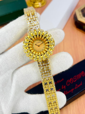 COSMO Women’s Luxury Crystal Bracelet Watch