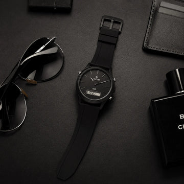 Seastar S1110 Dual-Display High-Grade Silicone Straps Men's Watch