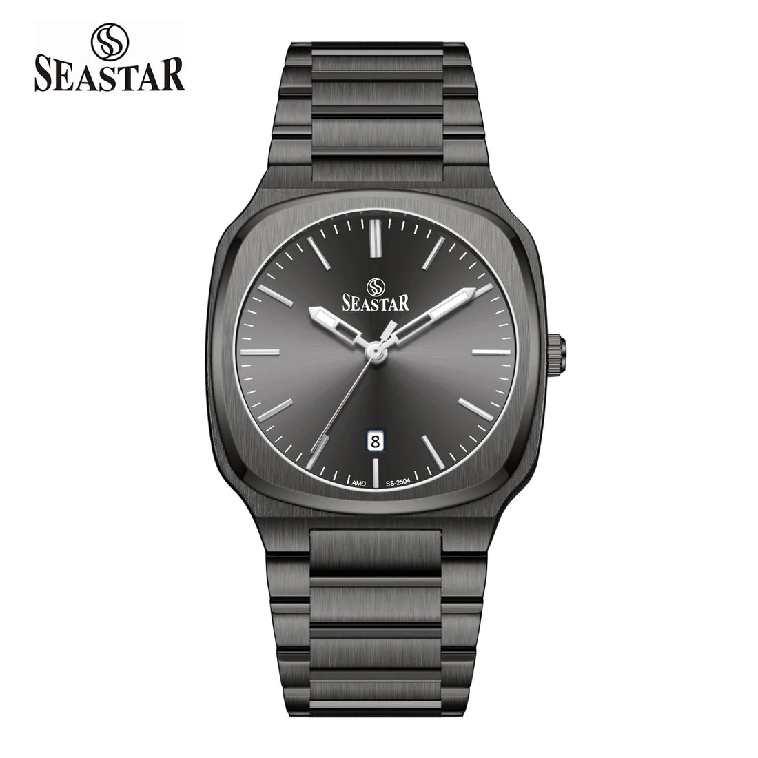 SS-2504M Stainless Steel Edition Chain & Sunray Dial Men's Watch