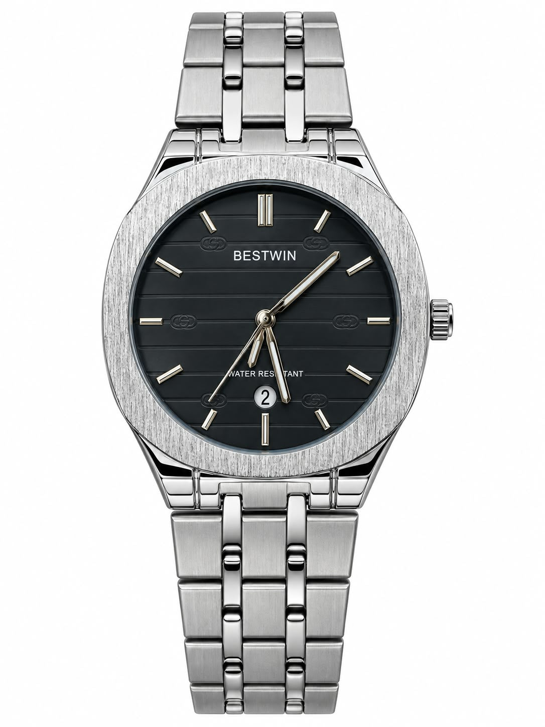 BESTWIN Men’s Slim Stainless Steel Watch | Premium Analog Quartz Watch