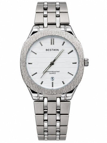 BESTWIN Men’s Slim Stainless Steel Watch | Premium Analog Quartz Watch